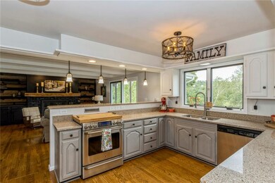 Kitchen and Family Room