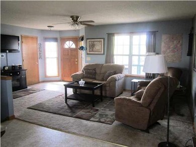Living room is OPEN & Bright! Set YOUR furniture t