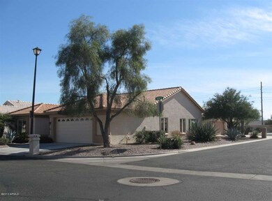Side view of property