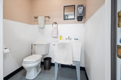 Half Bath off Heated Garage