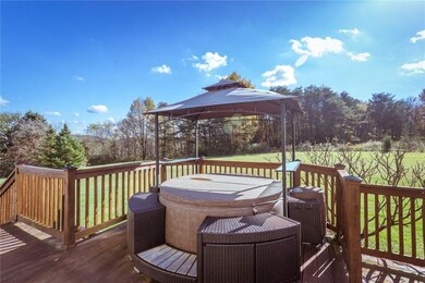 Deck with amazing view.