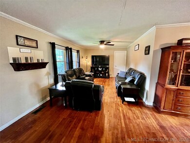 Large Family Room with beautiful hardwoods