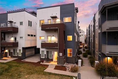 Elegant city living in this three story townhome.