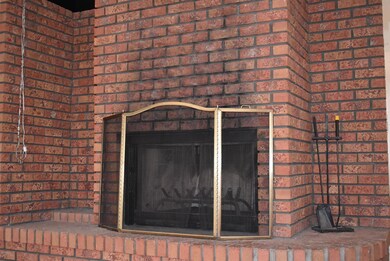 Brick Fireplace