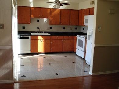 Upgraded granite kitchen countertop