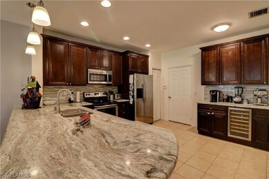 New quartz counter tops.