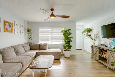 Living room looking toward front entry