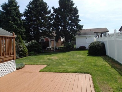 Another view of this charming rear yard and its fe