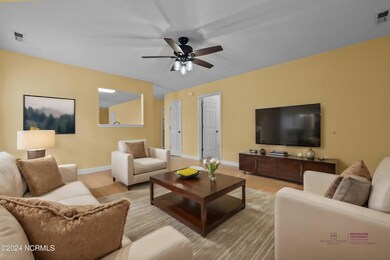 Living Room View Two Virtually Staged