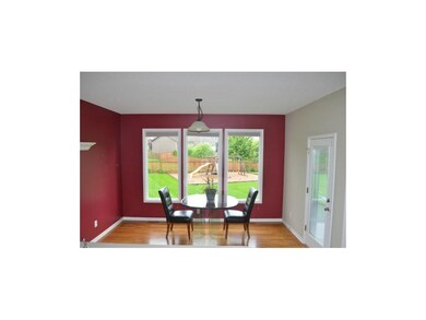 Large bright breakfast nook.  Great view into the 