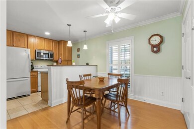 Dinette area enjoying an open kitchen