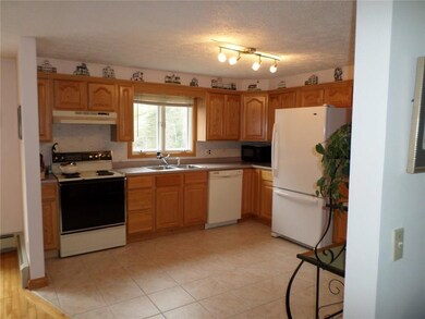 Tile floored kitchen