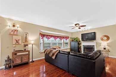 HUGE Bay Window & Wood Burning Fireplace!