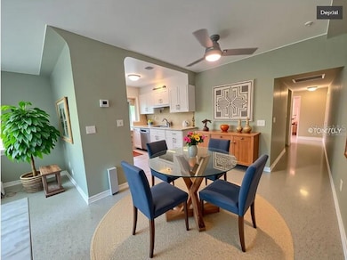 dining room- virtually staged