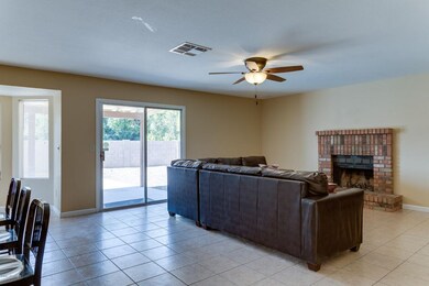 Family Room and Fireplace