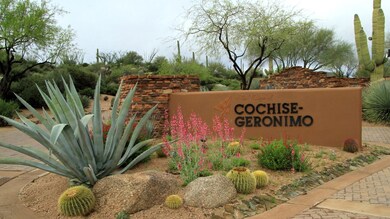 Cochise Geronimo Village entrance sign