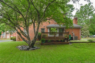 backyard with deck