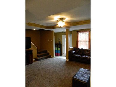 Living Room. ceramic entry with coat closet, open 