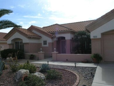 Enclosed front courtyard