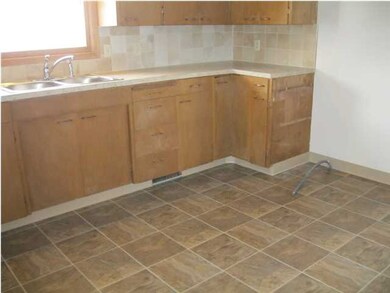 New vinyl floor.