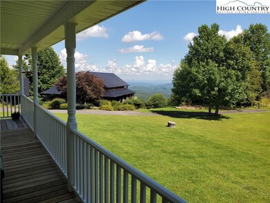 View from covered porch area
