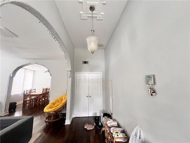Foyer with extra large closet
