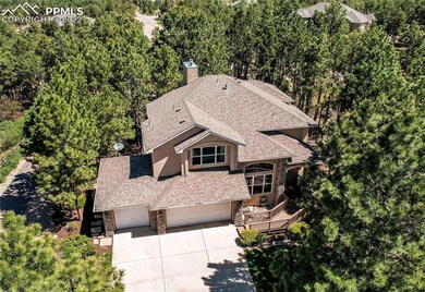 Drone photo of lot size and secluded setting