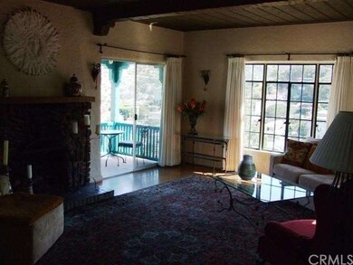 Living Room with Deck