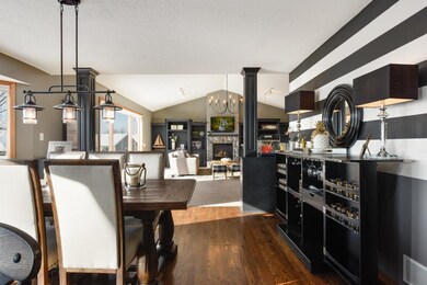 Entertain family and friends in the open floor des
