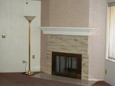 Cherry fireplace