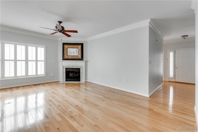 Sun filled living room/great room with Plantation