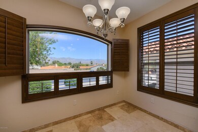 Picture window frames the mountains