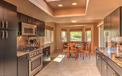 Gas range- honed granite tops