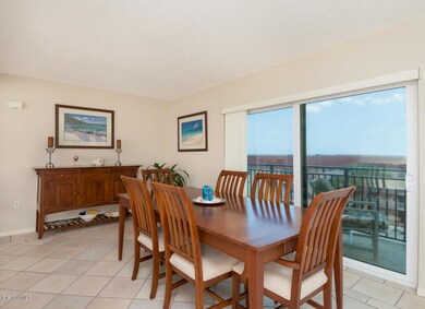 Formal dining area and balcony