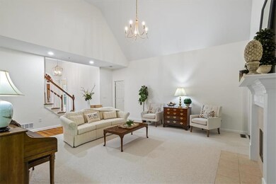 Easy flow from foyer and primary bedroom