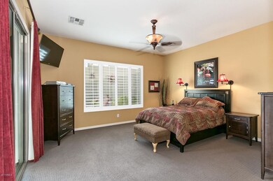 Master Bedroom with exit to patio