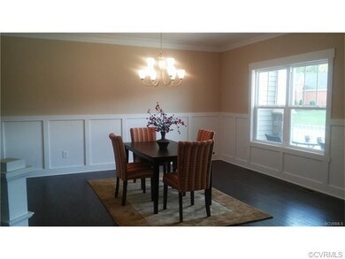 Spacious Formal Dining Room with craftsman style a