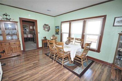Dining  Wow! Fresh paint, new windows and wood sty