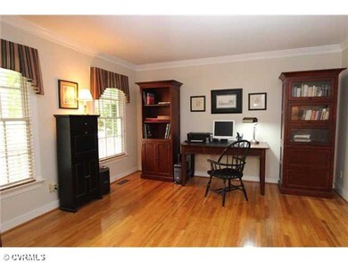 Living Room - Currently Used As An Office w/ Frenc