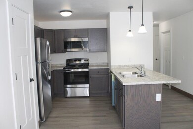 Kitchen and hallway