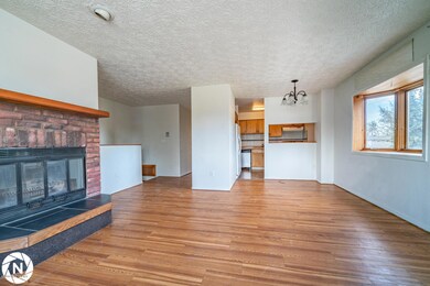 Living Area & Fireplace