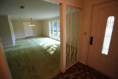 Foyer and living room