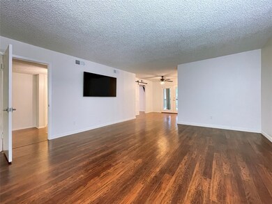 View of living room from front door.