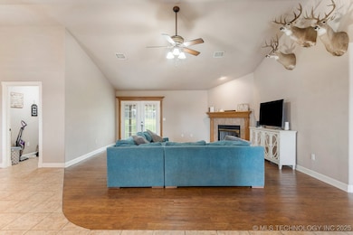 View of living room from entry