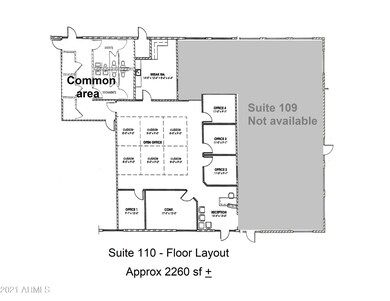 Suite 110 Layout