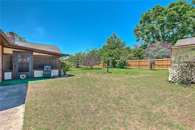 Large backyard consisting of .40 acres.