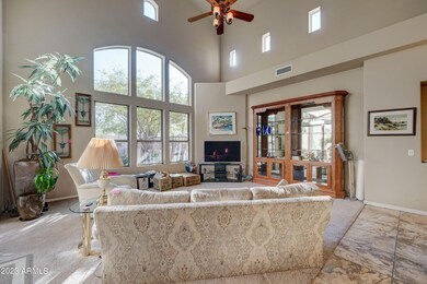 Huge arched picture windows