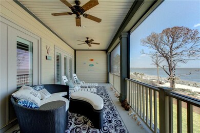 Upper screened balcony loverlooks Atlantic Ocean &