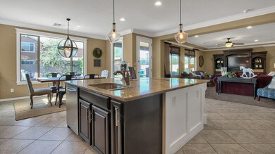 Stunning Kitchen to family area