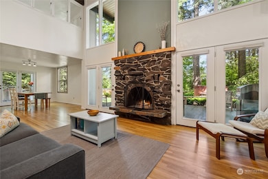 Living Room with Deck Access